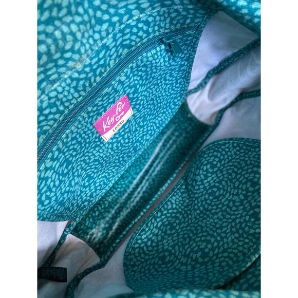 FOSSIL Key-Per Colorful Navy Messenger Bag - Picture 6 of 16